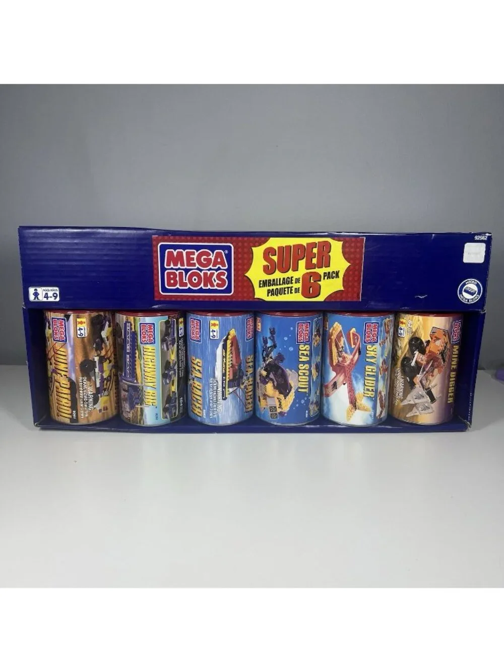 Vintage Mega Bloks Super 6 Pack Sets 1990’s All Sets Brand New